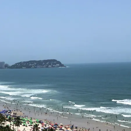 Pe Na Areia - Sol E Mar Enseada Apartment Guaruja Exterior photo